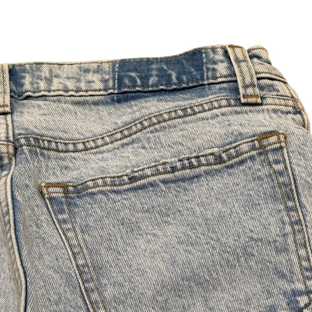 Vintage Abercrombie & Fitch Y2K Blue Denim Jeans Mens 28x31 High Rise Straight - Picture 7 of 8